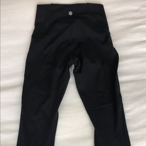 Lululemon black mesh leggings